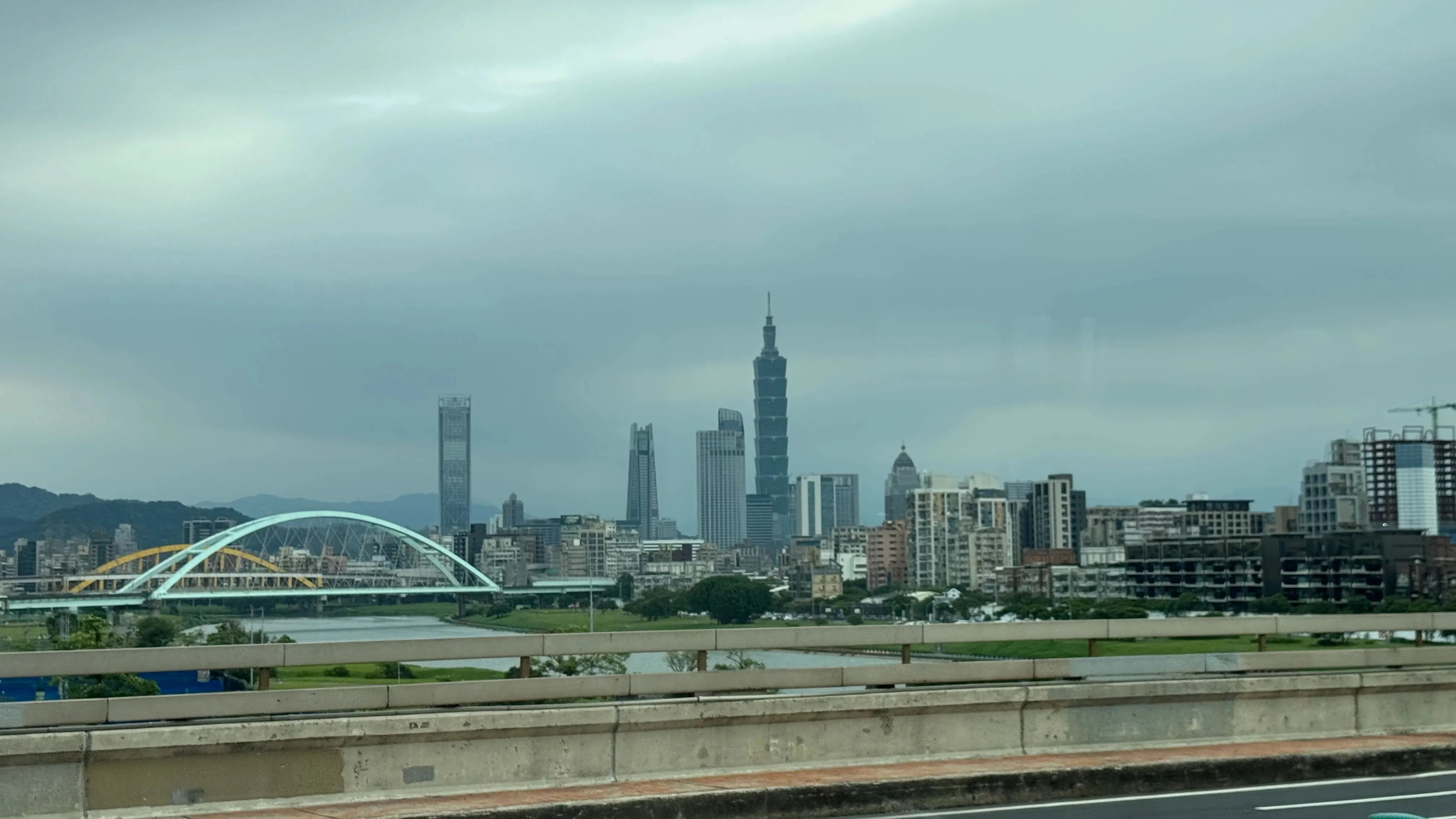 台北信義區的天際線